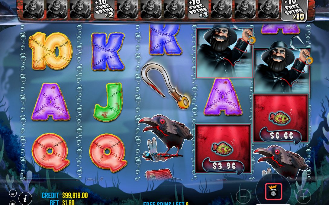 Free Spins-läge där Wild-symboler syns på alla hjul