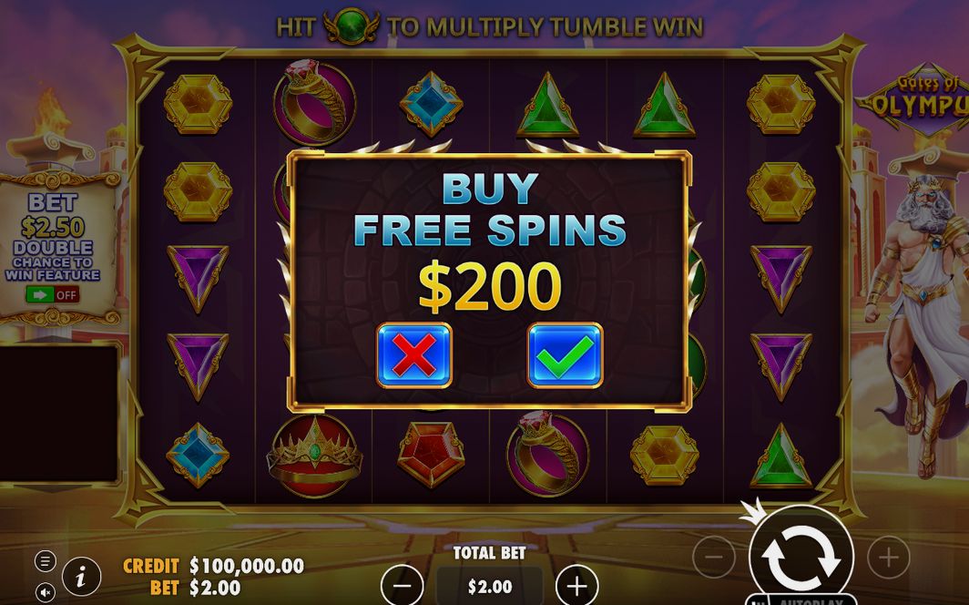 Bonusrunda med Tumble och Multiplier Orbs