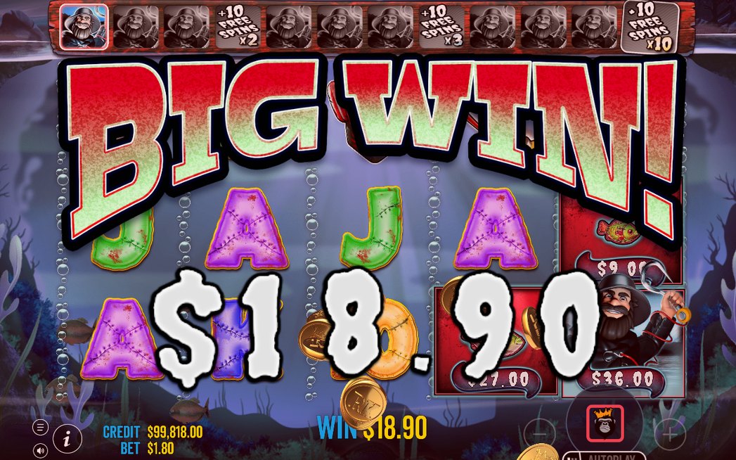 Free Spins-läge med 12-cellers förloppsrad och Retrigger