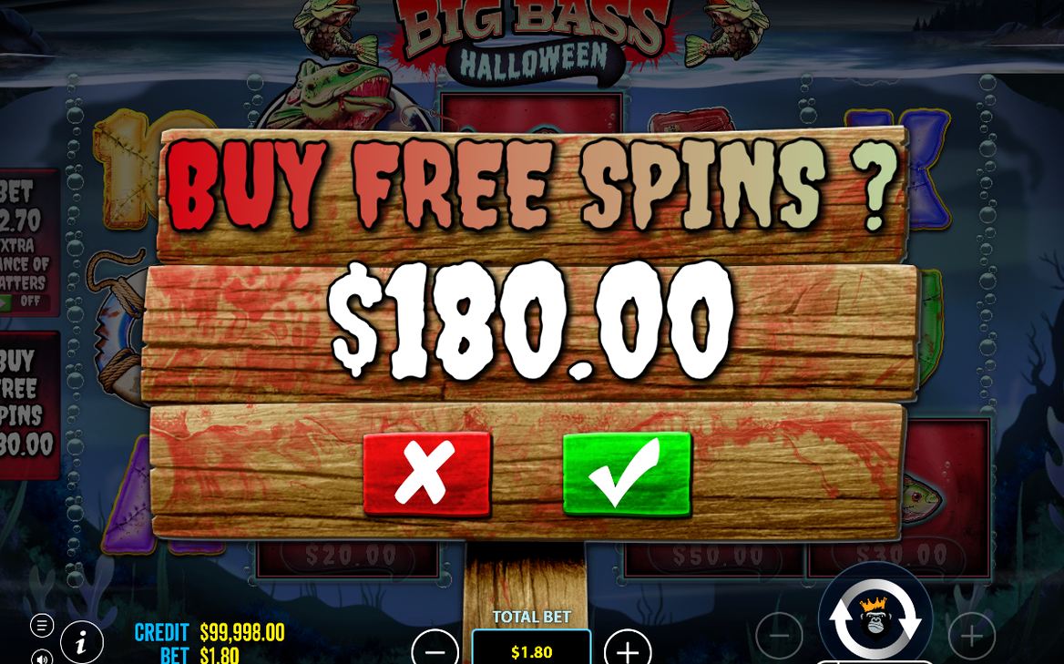 Bonusskärm med Free Spins, Wild och MONEY-symboler